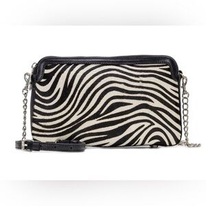 Patricia Nash Chambery
Zebra Stripe Haircalf
Crossbody Bag Black & White